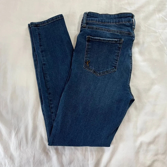 Kut from the Kloth Sienna Skinny Medium Wash Mid Rise Cotton Blend Jeans | Sz 10 - Picture 9 of 9